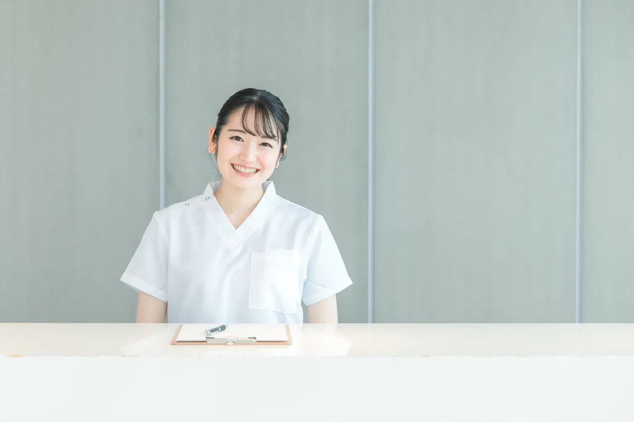 クリニックの受付