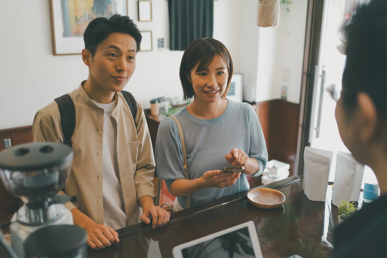 来店した客