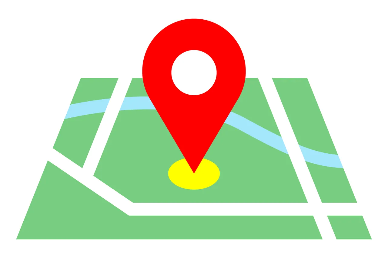 地図上の店舗位置